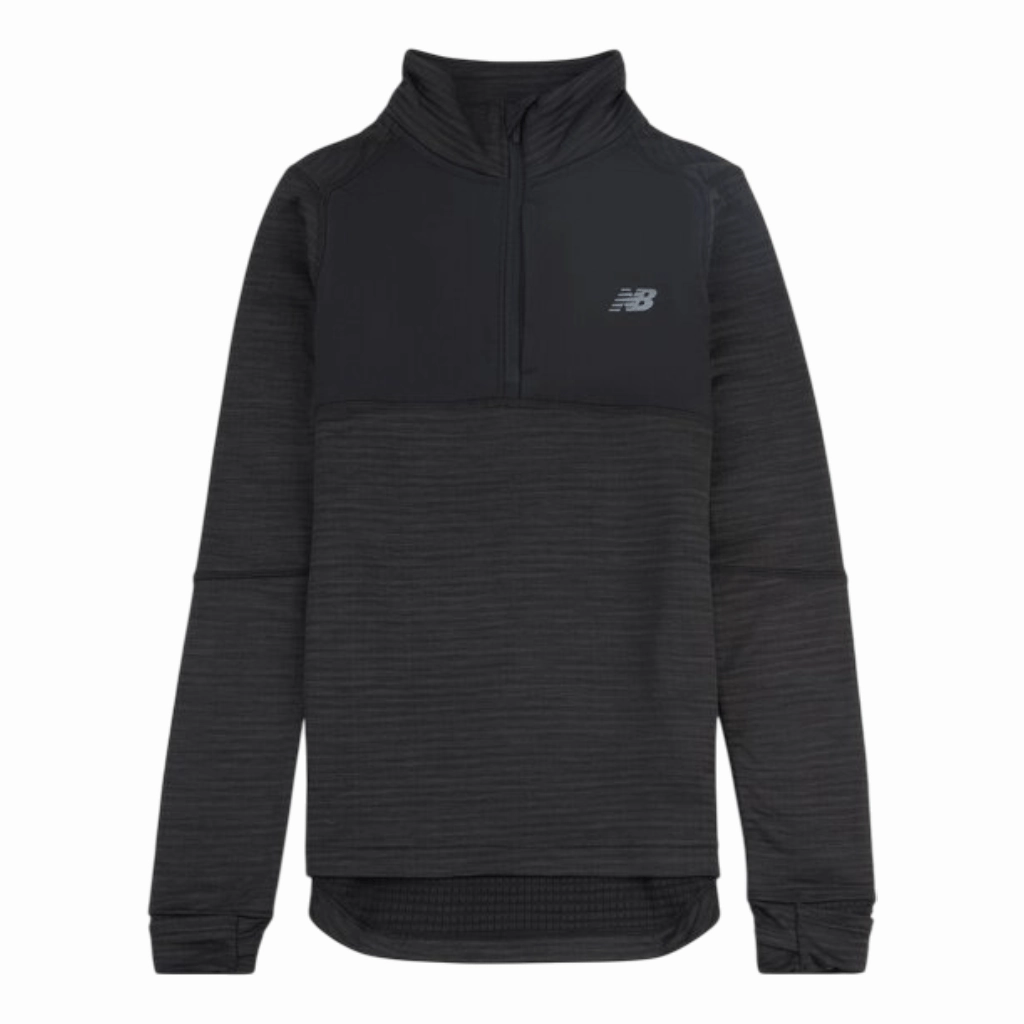New Balance Heat Grid QZ Top Junior Tubular Knit Structure Casual Layering