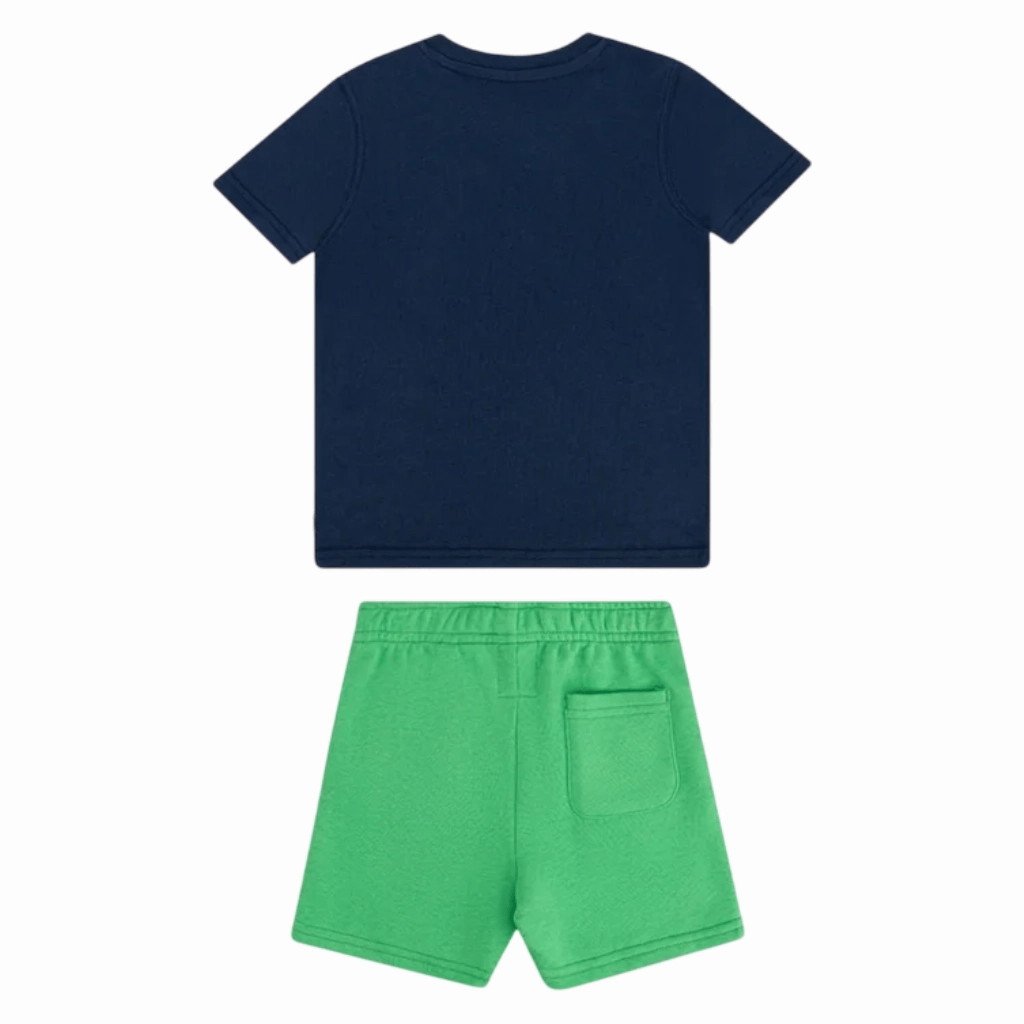 Versatile Apparel Stylish Essential New Balance Illustrated T-Shirt/Short Set Baby