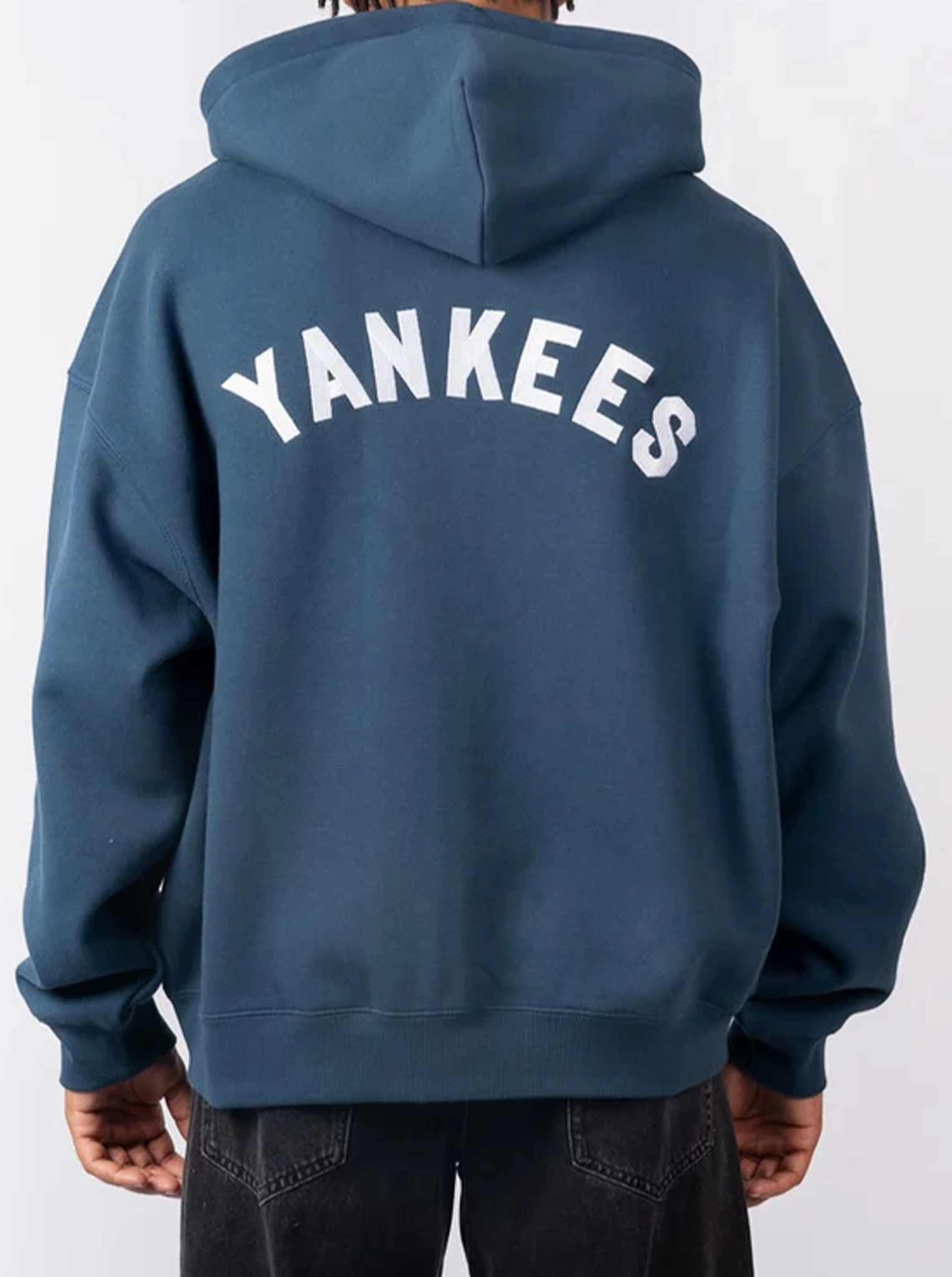 New York Yankees FZ Boxy Hoody Artistic Detail