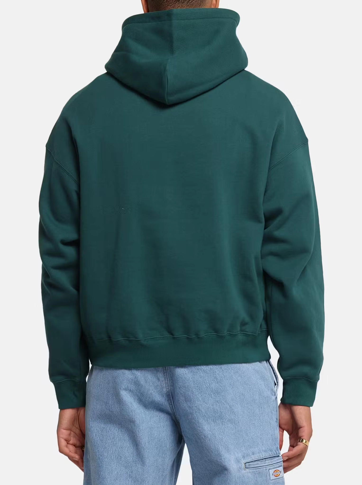 New York Yankees Mid Crest Boxy Hoodie High Collar Coverage Bohemian style