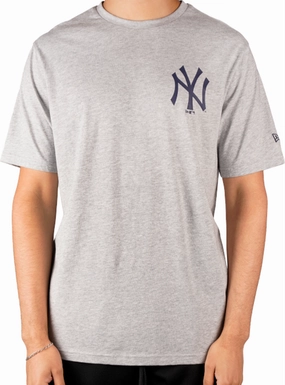 New York Yankees MLB Pennant Graphic Grey T-Shirt Wrinkle Resistant Finish