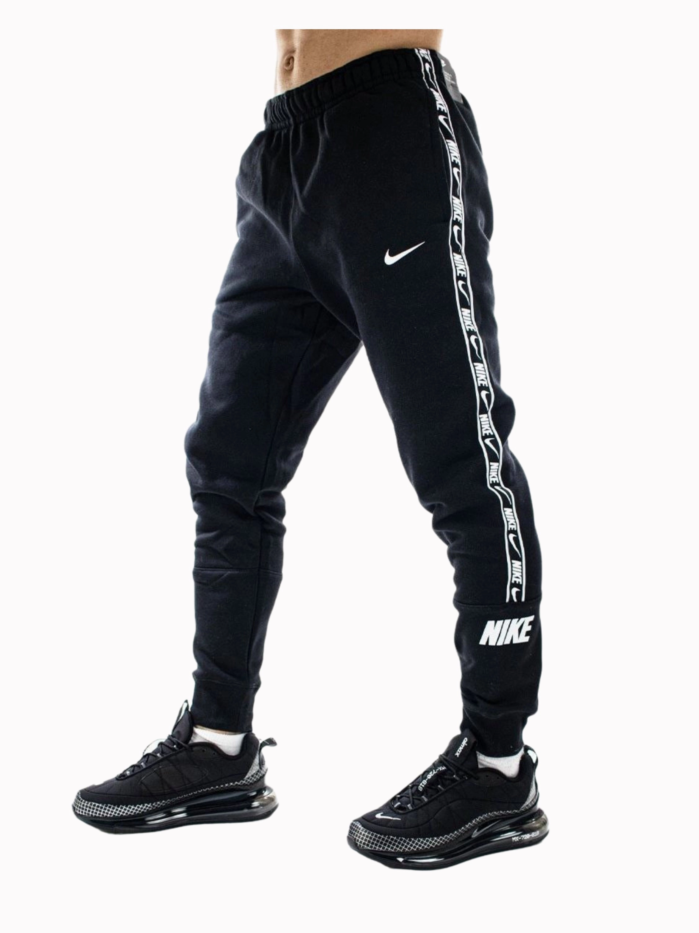 Nike | Mens Repeat Logo Joggers - Black Timeless Wear Chic Comfort Wear