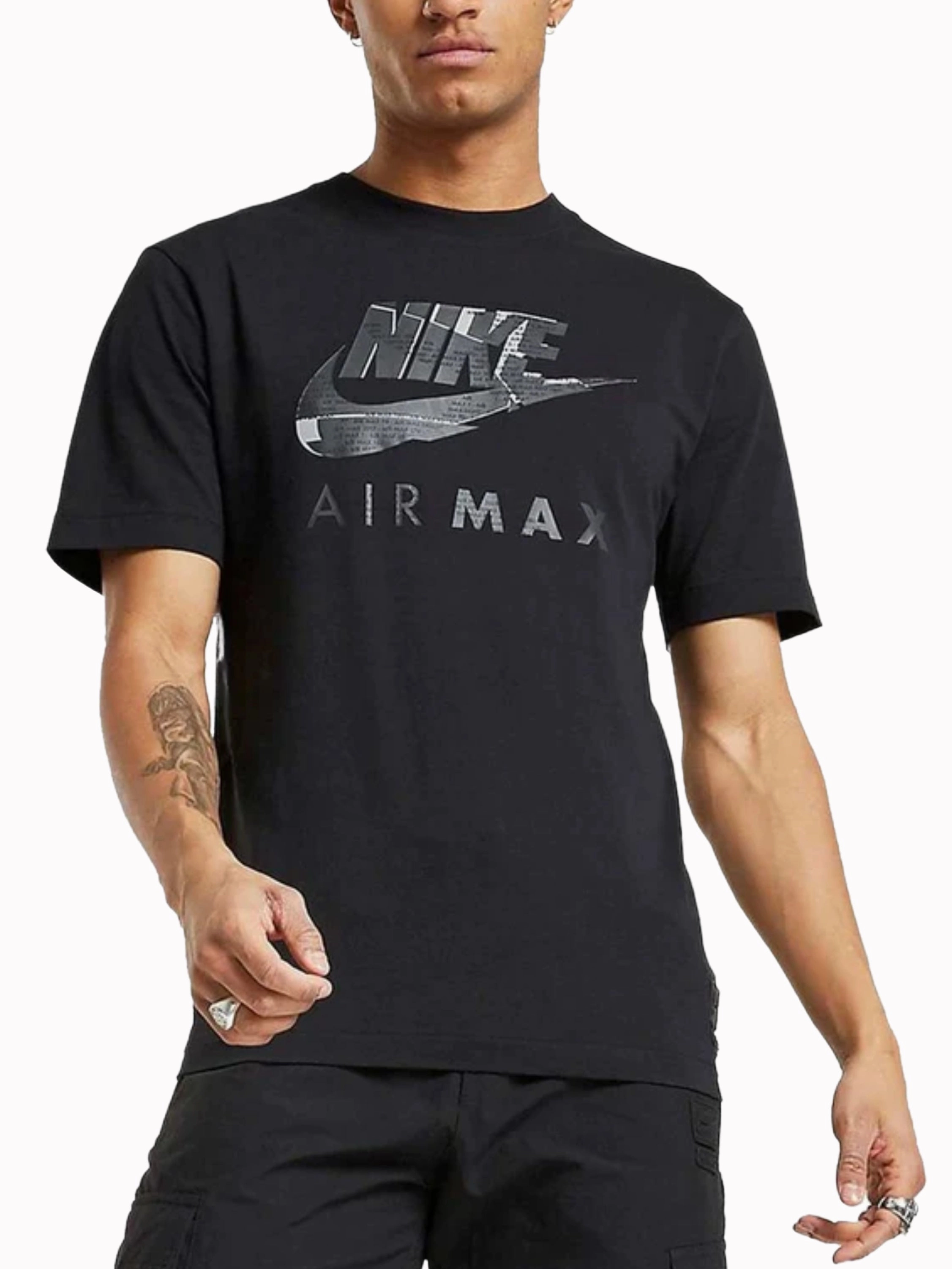SeamFreeShoulders WrinkleResistant Nike Air Max | Mens Crew Neck T-Shirt