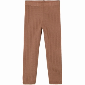 Lil'Atelier Beaver Fur Naima Leggings Double Layered Knees