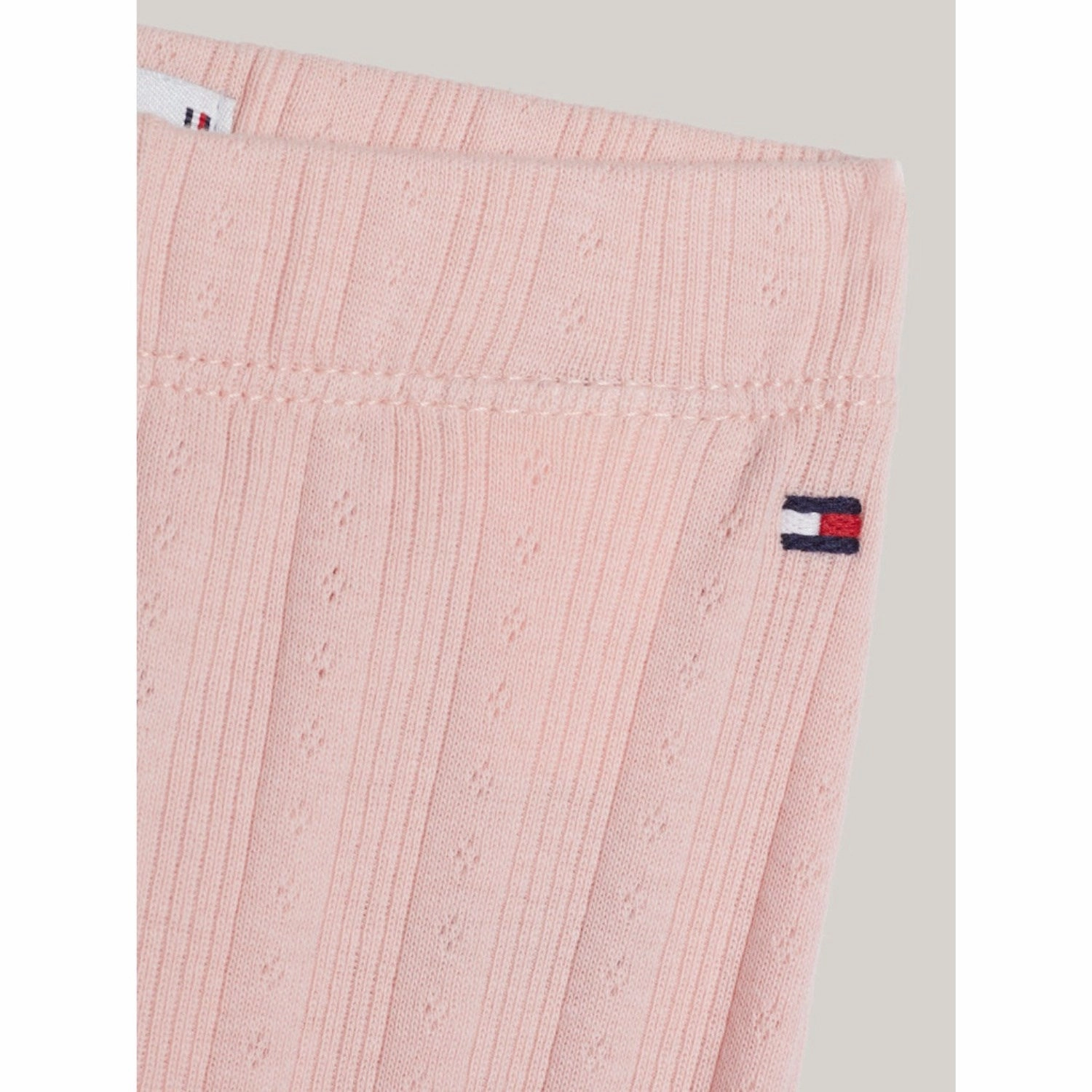 Tommy Hilfiger Soft Rose Flower Pointelle Legging Active Essential Fit Essential