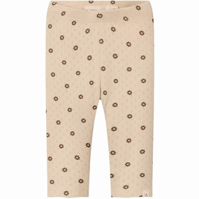 Stylish Comfort Neutral Wear Lil'Atelier Wood Ash Rachello Slim Leggings