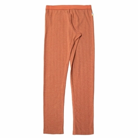 Sporty Style Joha Wool/Silk Orange Leggings