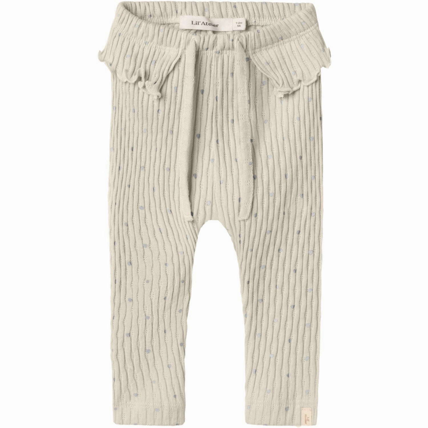 Lil'Atelier Turtledove Fiducia Slim Leggings Adjustable drawstring