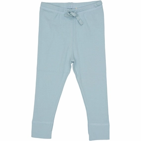 Functional Comfort Wear Cozy Fit Wear COPENHAGEN COLORS Lt. Blue Rib Jersey Leggings W. String