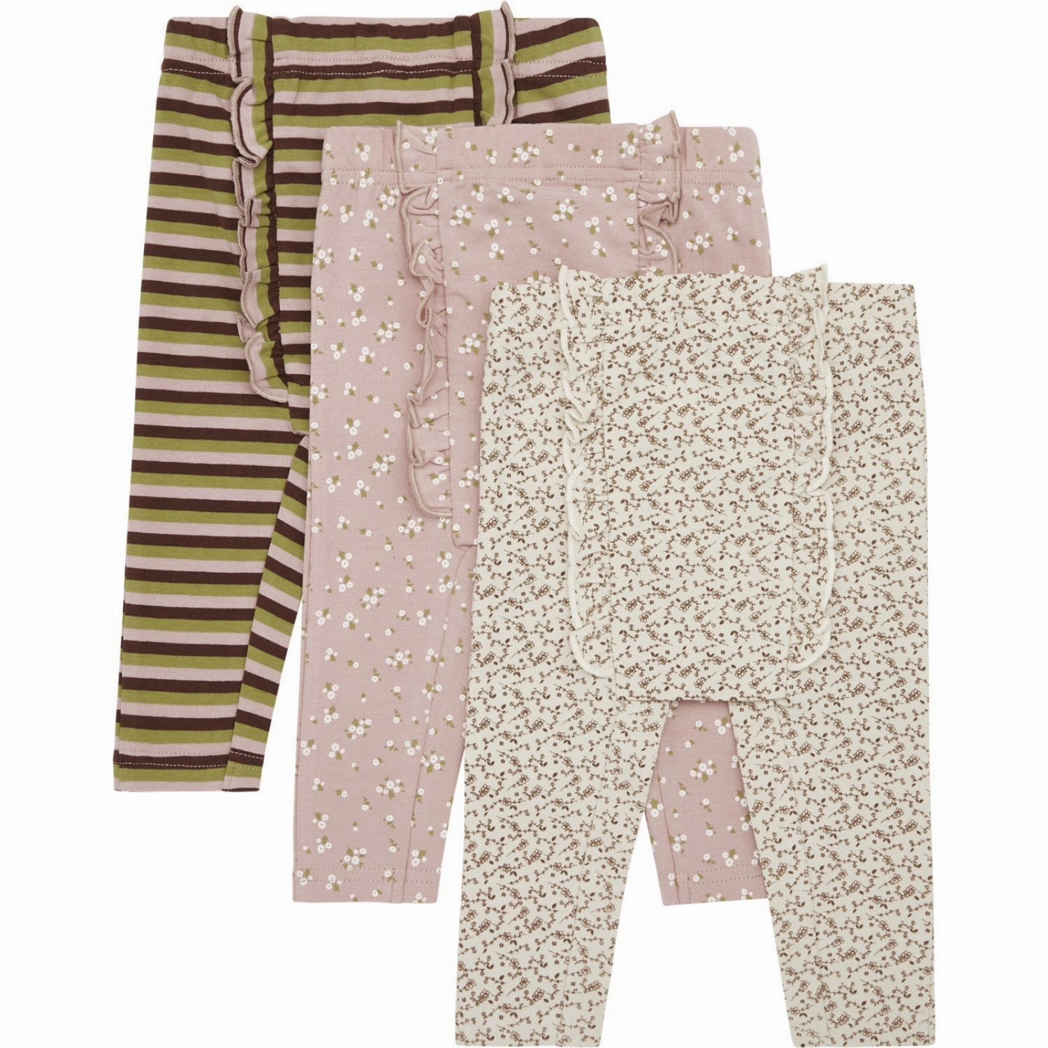 Hust & Claire Dusty Rose Baby Liva Leggings 3-Pack Pro Athlete Quick Dry Effortless Active Wear