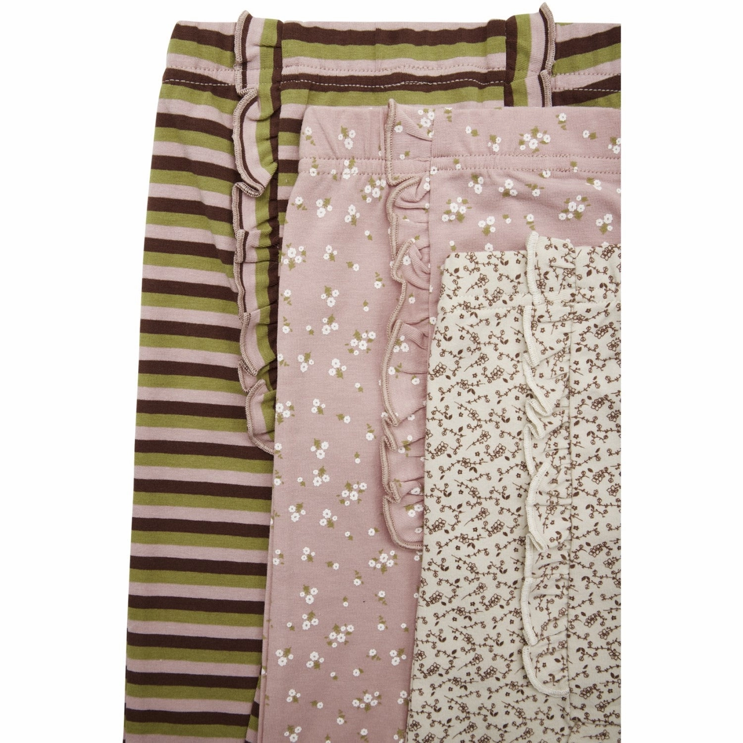 Comfy Active Wear Hust & Claire Dusty Rose Baby Liva Leggings 3-Pack