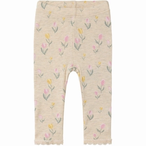 Durable Overlock Stitching Comfortable Movement Name It Peyote Melange Flowerkab Leggings