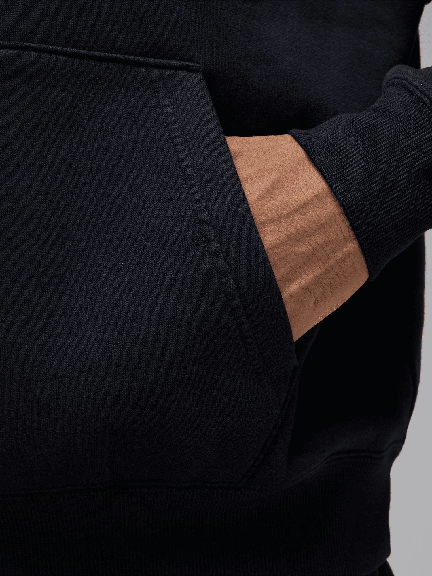 Brooklyn Fleece Oversized Pullover Hoodie Faux Fur Trim