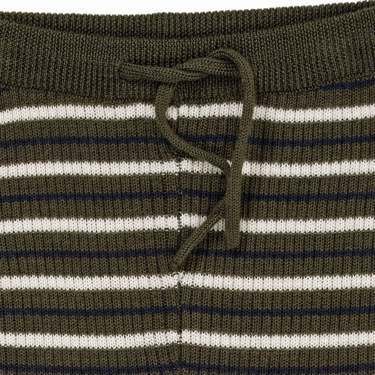 Copenhagen Colors Forrest Green Combi Merino Classic Rib Leggings W. Drawstrings Stretch performance Pilates Session For Men