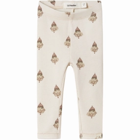 Lil'Atelier Pastel Parchment Nbflavo Eki Slim Legging Lil Outdoor Lover Lightweight Material