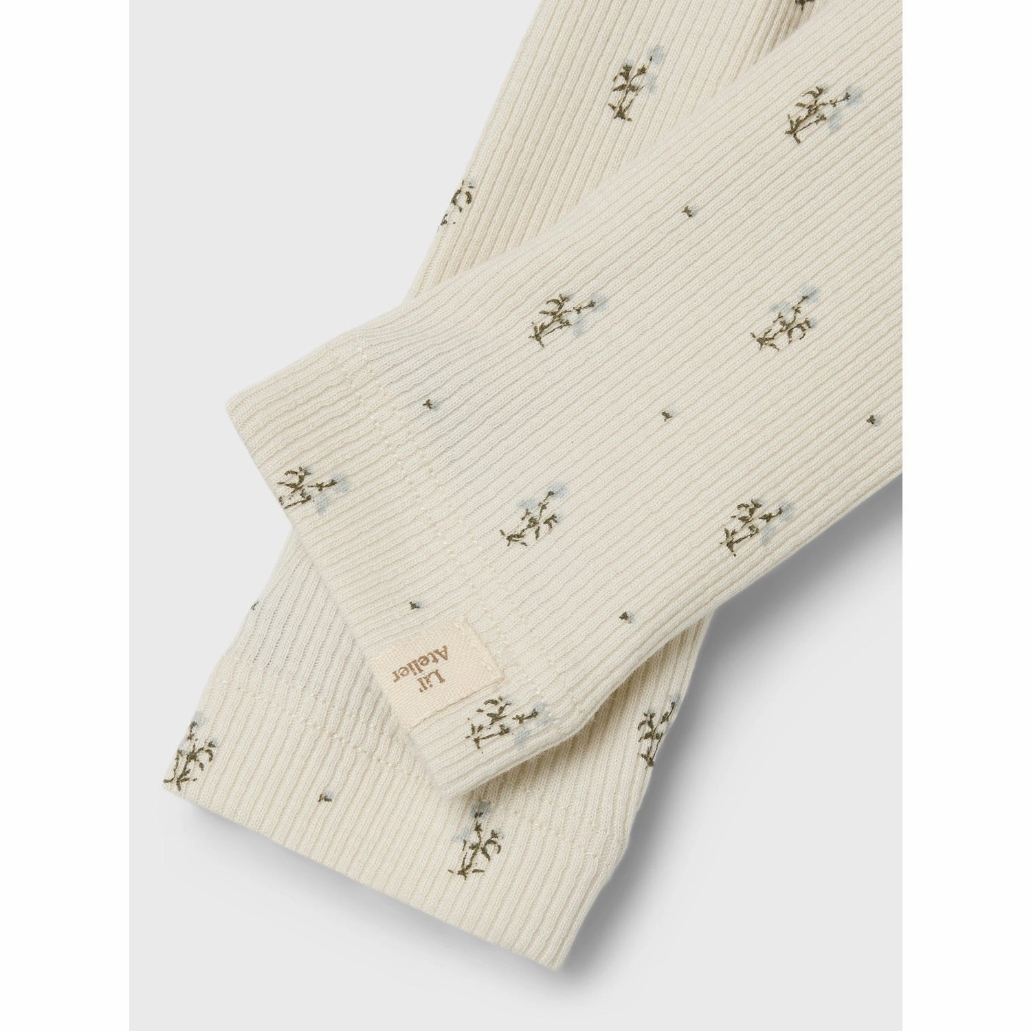 Fashionable Comfort Perfect for Workouts Lil'Atelier Turtledove Blue Flowers Gago Kye Slim Leggings