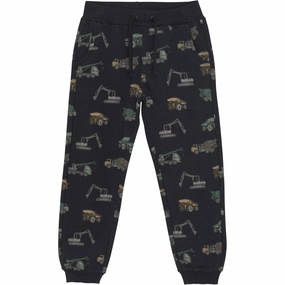 Mood Abrasion Resistant Surface Minymo Dark Navy Sweatpants AOP