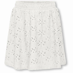 kids ONLY Cloud Dancer Smilla Skirt Trendy Mood Fringe Detail
