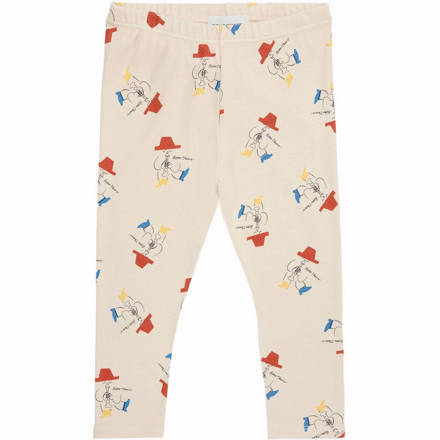Bobo Choses White Magic Flute Player All Over Legging Relaxed fit style Chilly Day Wear