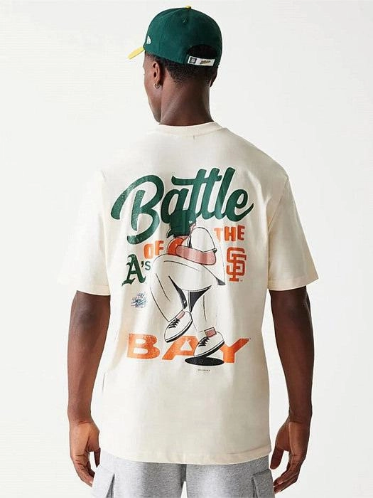 Oakland Athletics V San Francisco Giants Oversize Tee Trendy Comfort Eco Conscious Production