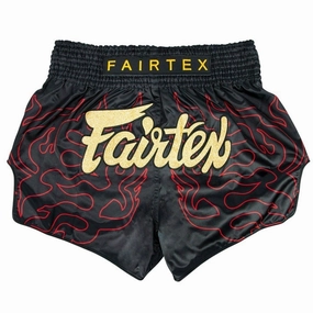 regular size Fairtex Lava Muay Thai Shorts BS1920 Black