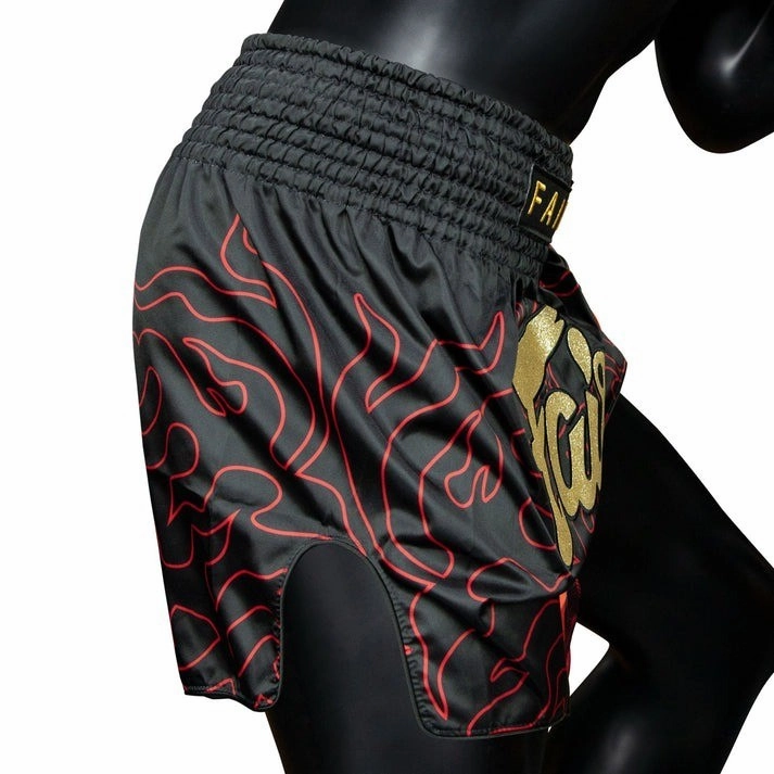 Fairtex Lava Muay Thai Shorts BS1920 Black Light Wear