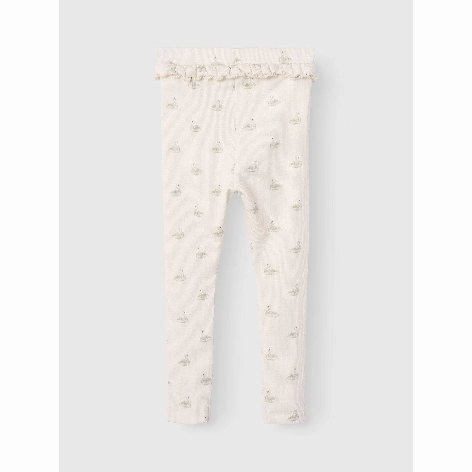 Lil'Atelier Pastel Parchment Swan Nmfgavo Efi Slim Legging Lil Noos Yoga Class Quick Dry Morning Stretch Comfort Seeker