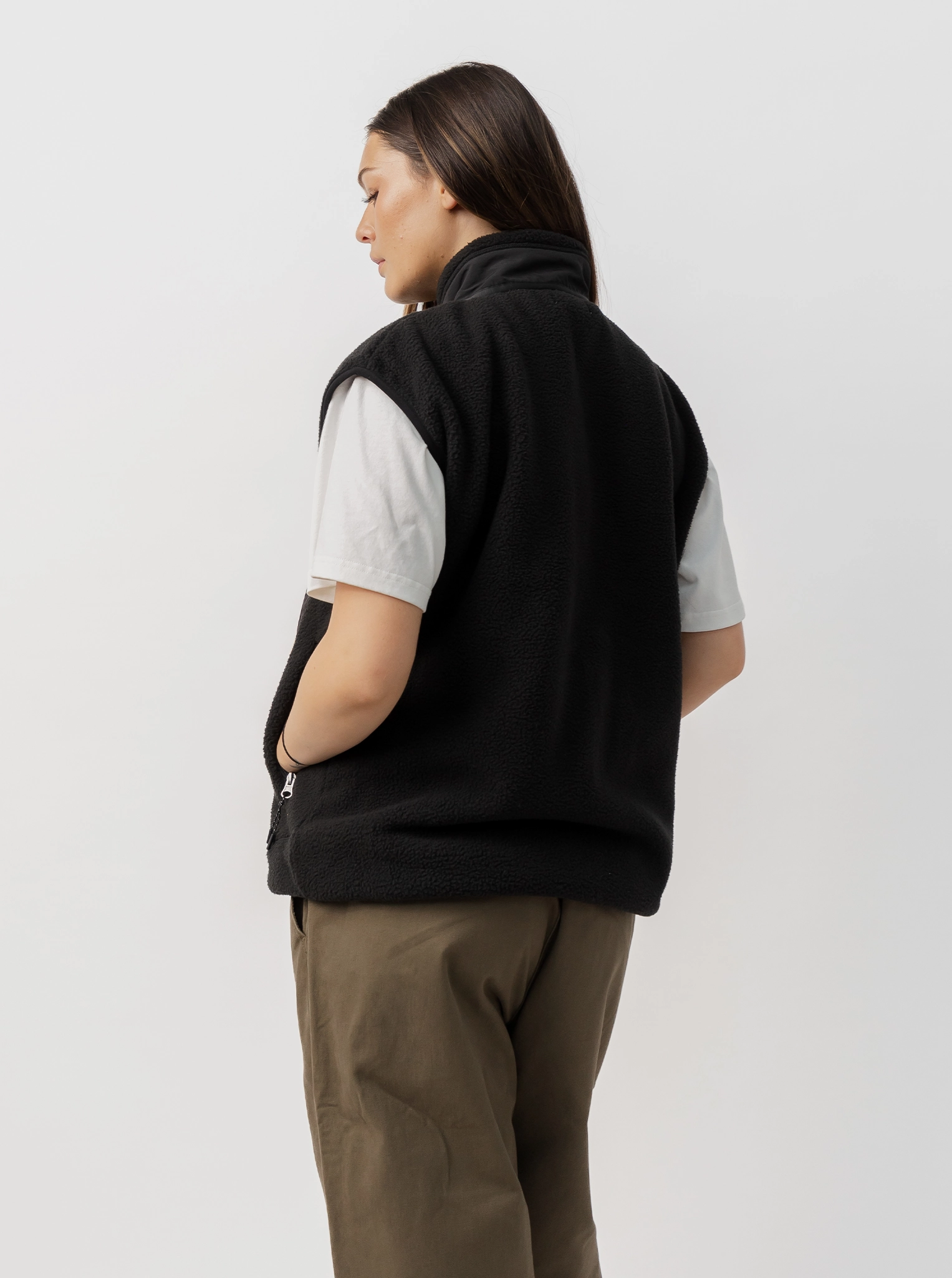 Short Sherpa Vest