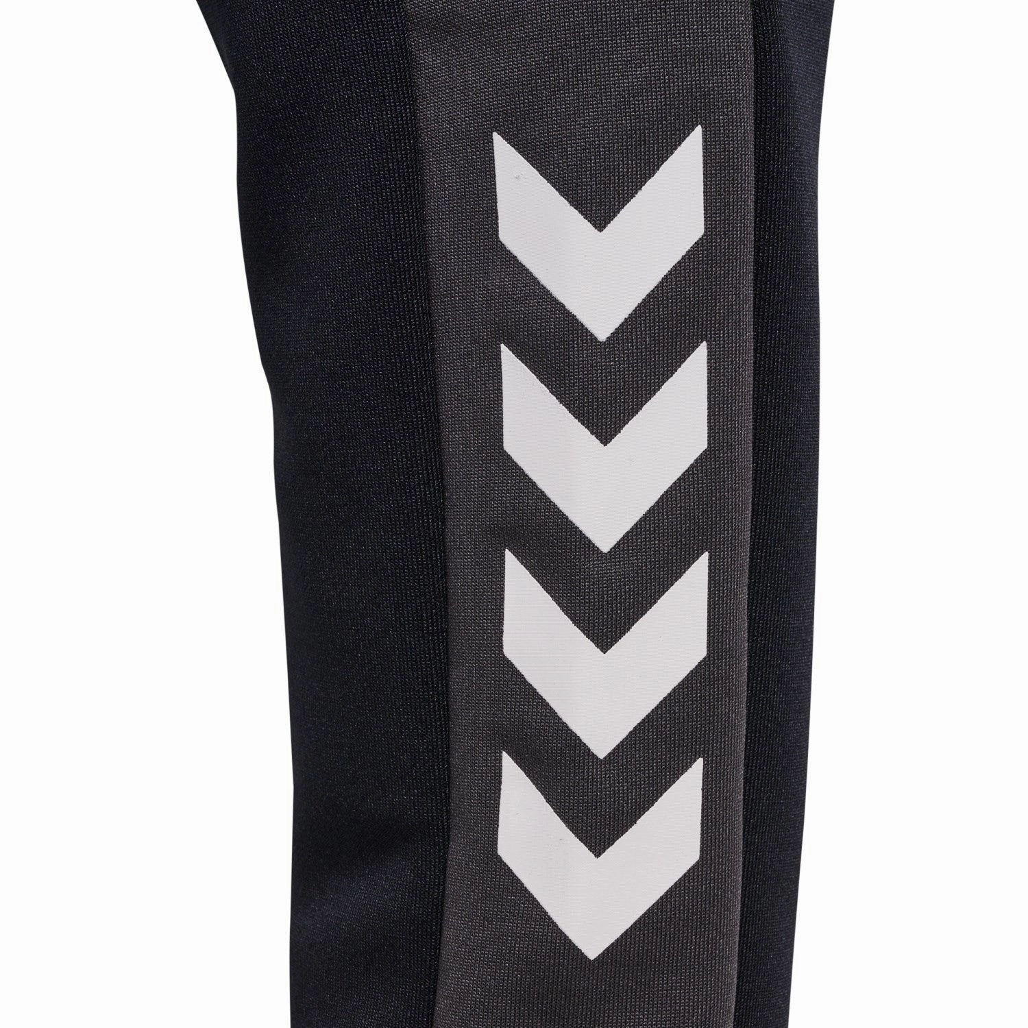 Hummel Black Orton Sweatpants Traction Enhancement Pattern patch venue