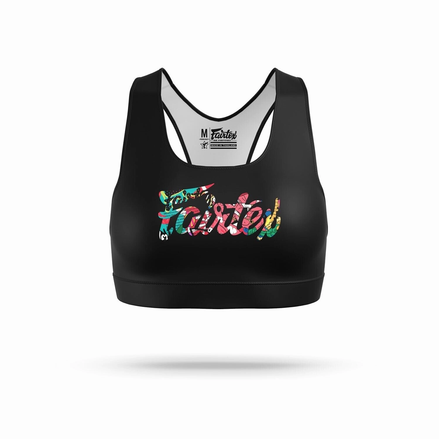 Fairtex URFACE Script Sports Bra SB8 Muay Thai Adaptable