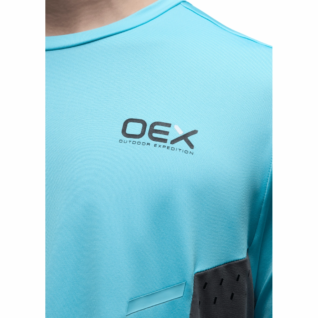 OEX Etrier T-Shirt Men Heathered Texture safe for skin