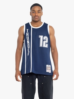 Fashionable Fit NoSideSeam Oklahoma City Thunder Steven Adams Swingman Jersey