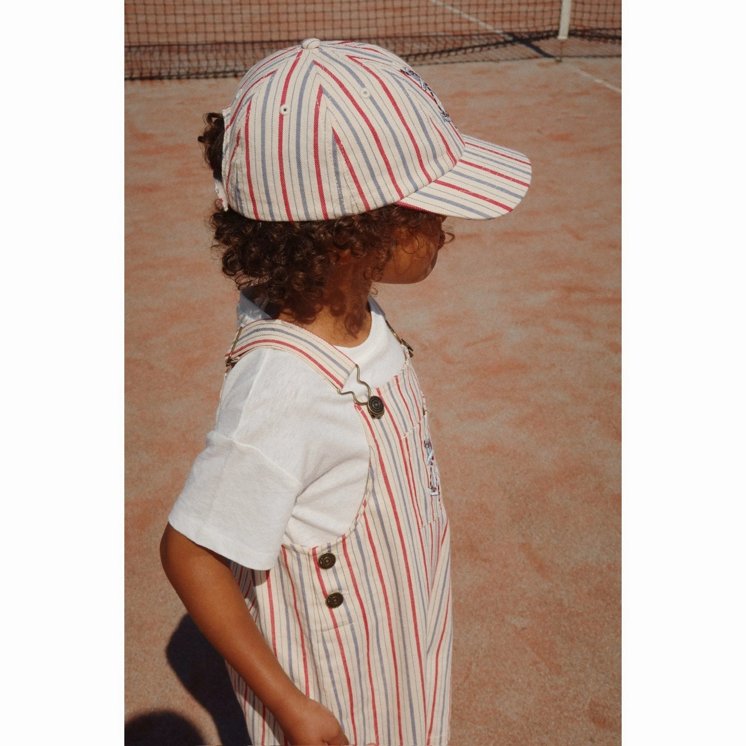 Non Slip Waistband Konges Sl?jd Antique Stripe Marlon Overall Gots