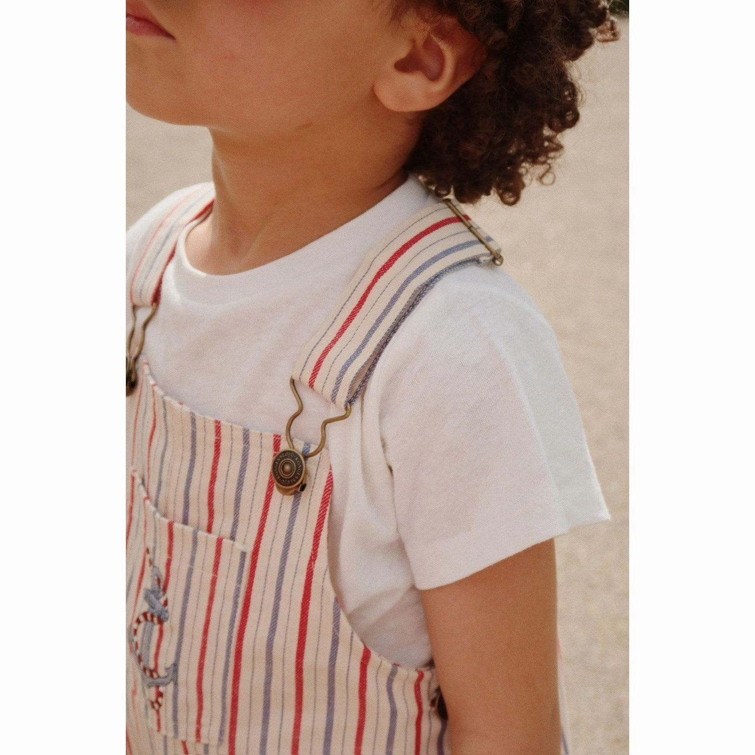 Konges Sl?jd Antique Stripe Marlon Overall Gots AntiSlipGrip ThermalRegulation