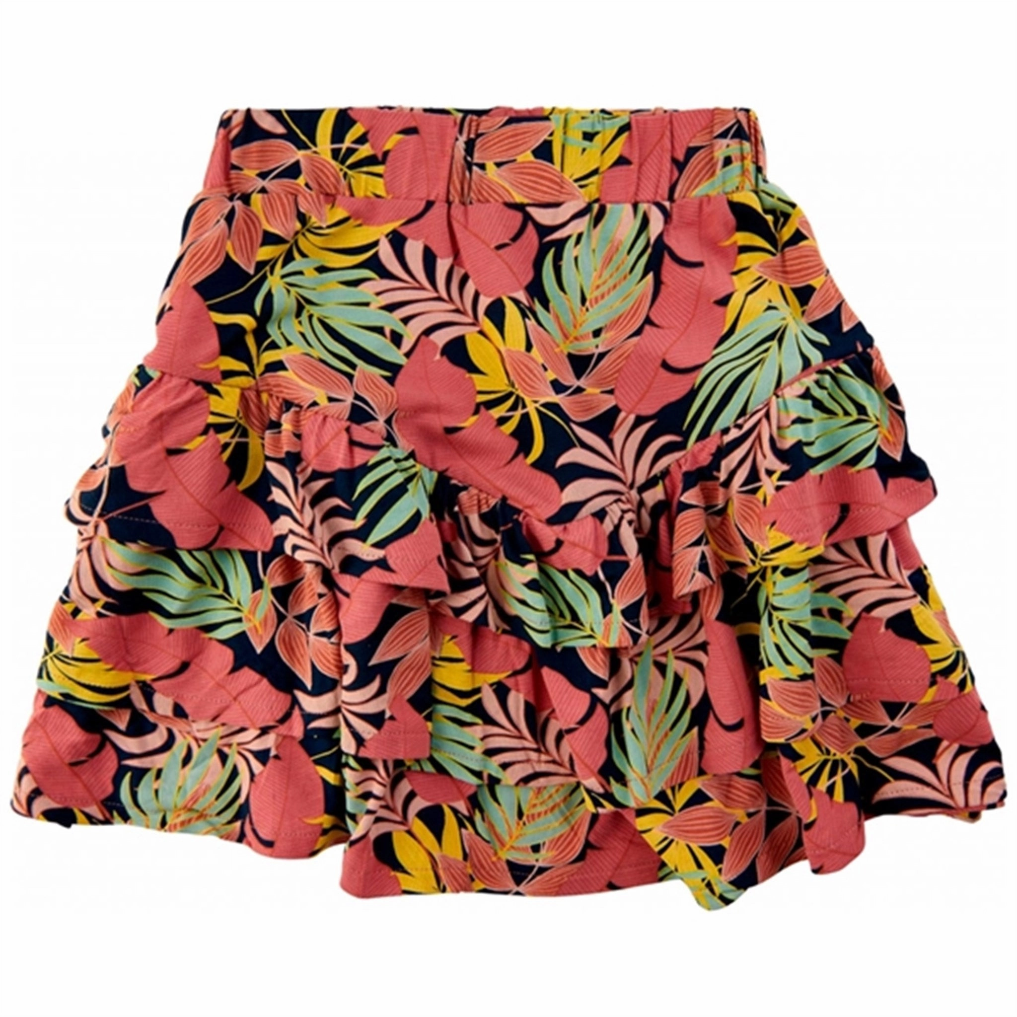 The New Tropic AOP Calypso Skirt Rolled Hem