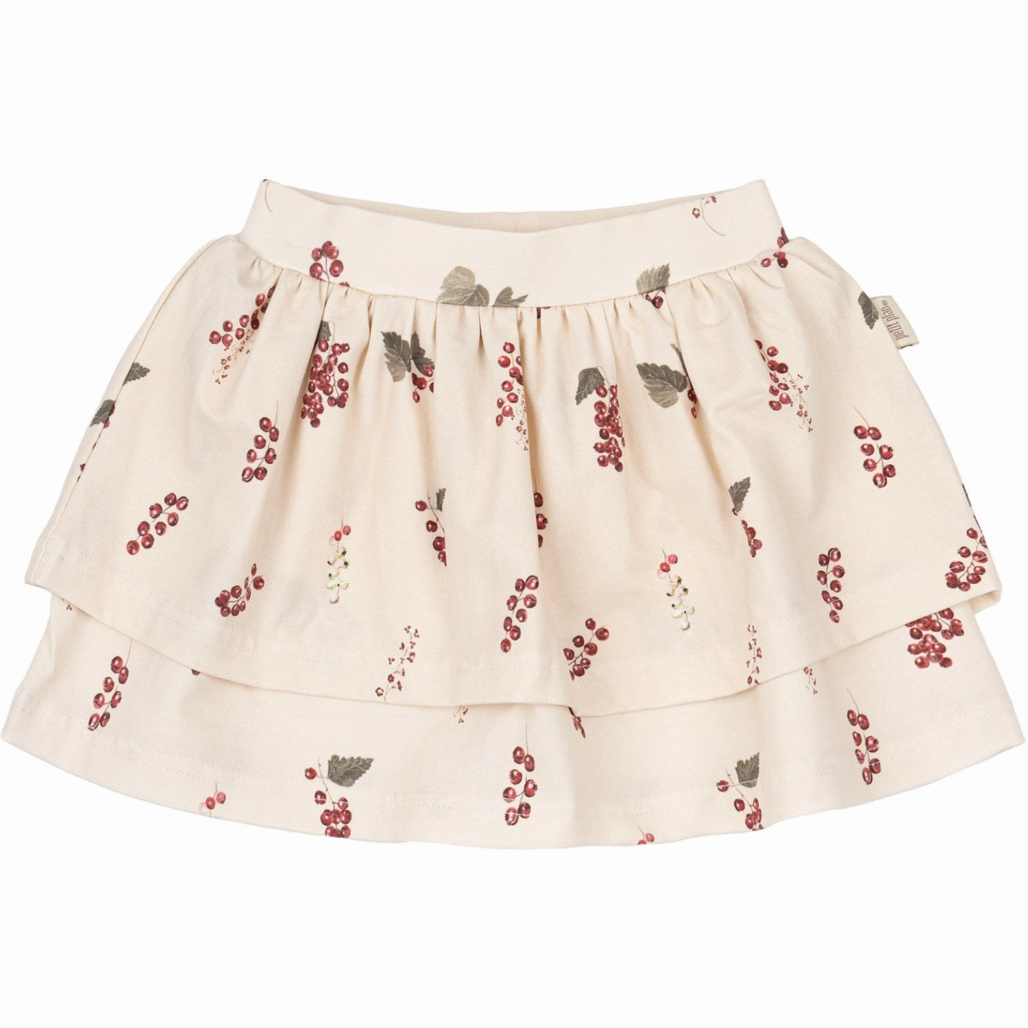 Draped Design Petit Piao Berry Skirt Printed