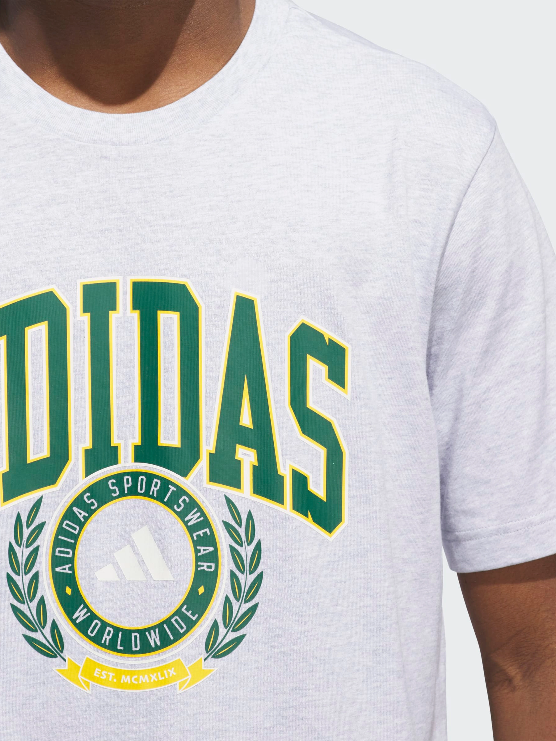 Minimalist Comfort Varsity Crest Graphic T-Shirt