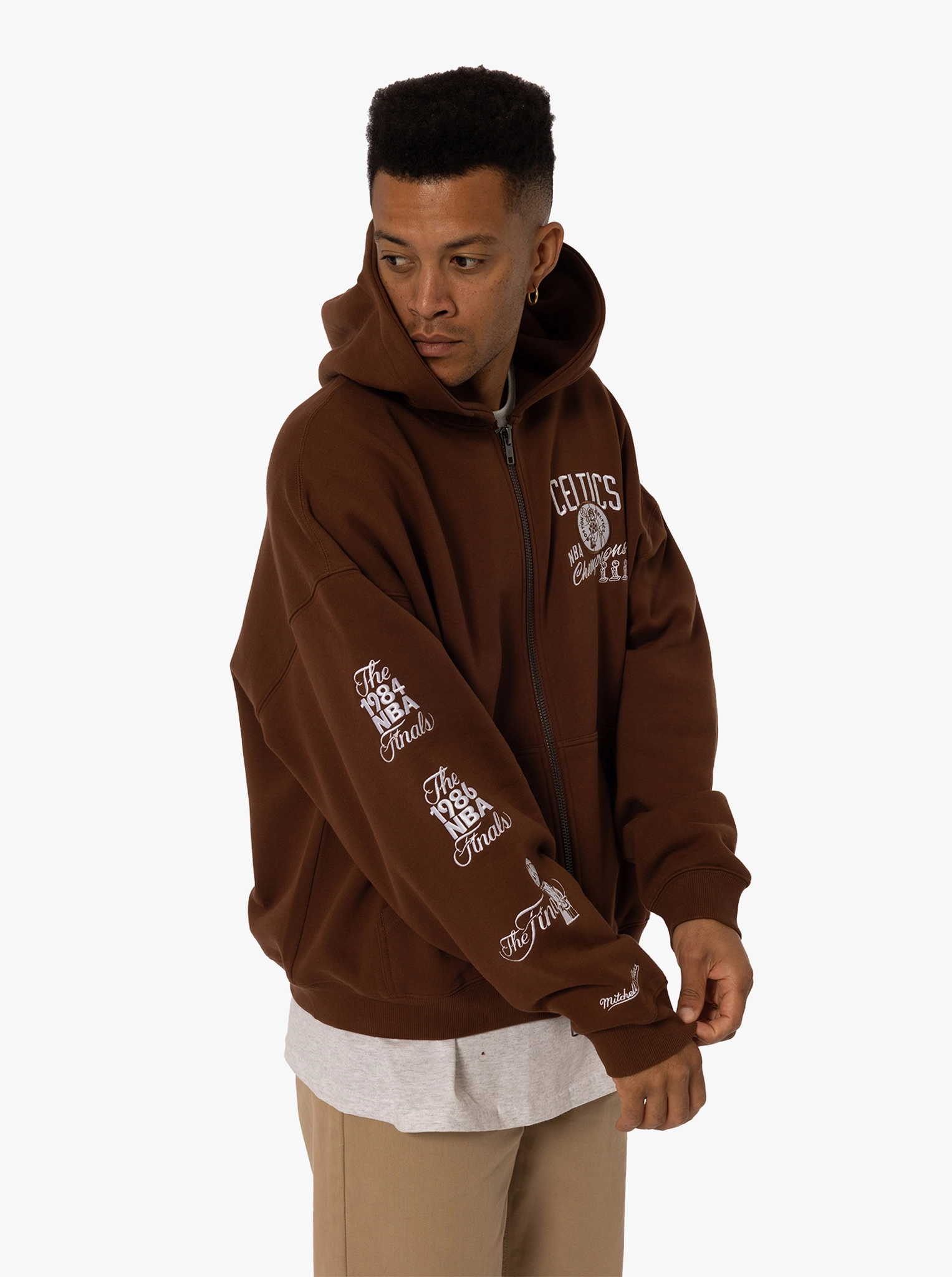 Boston Celtics Mono Champs Hoodie Heavyweight Option Western Style