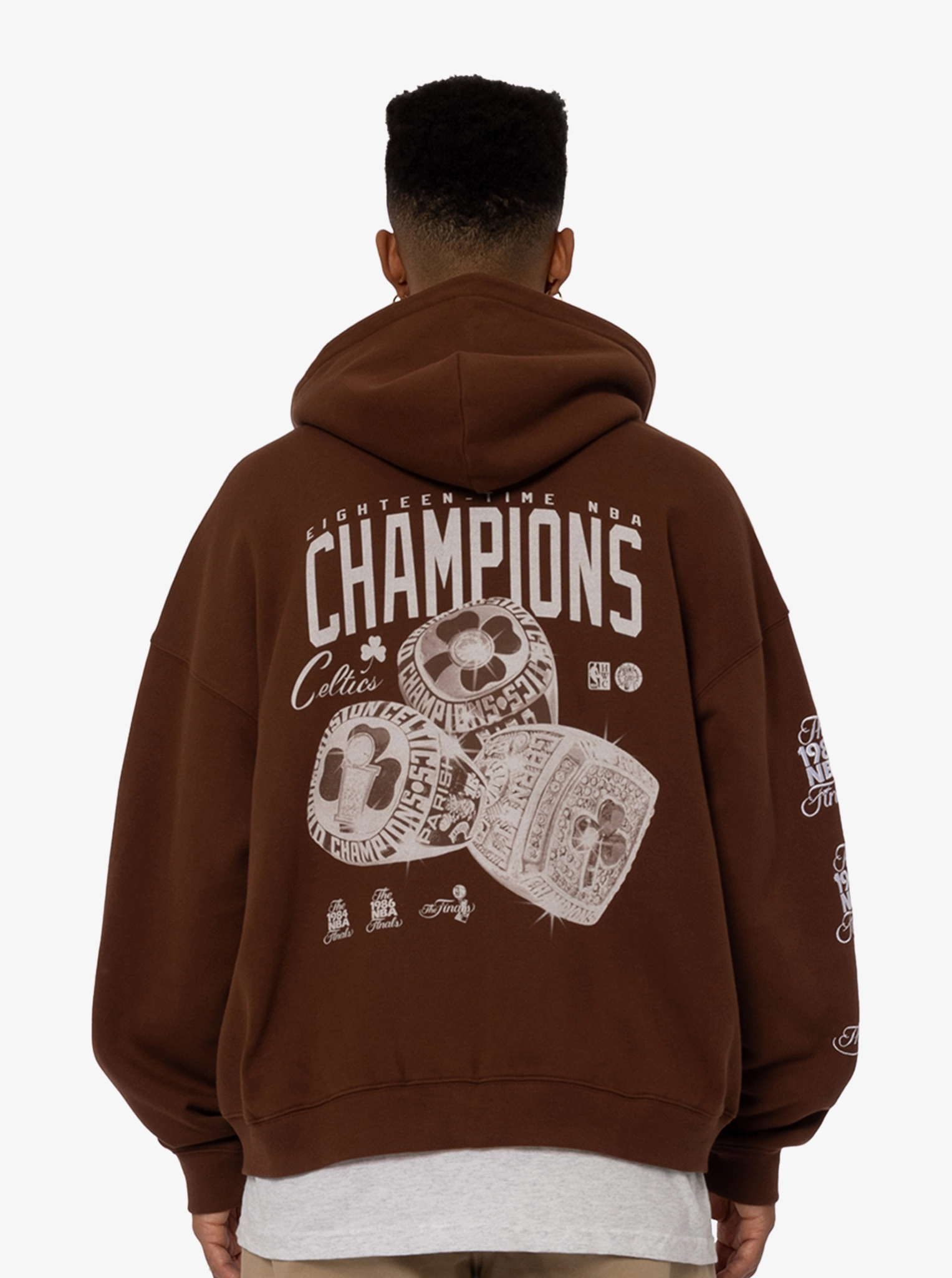 Boston Celtics Mono Champs Hoodie Platypus like YKK Zipper