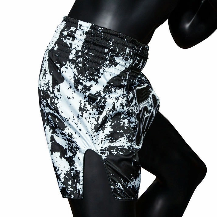 NonIrritatingTags Soft Material Fairtex Grunge Muay Thai Shorts BS1949 Black