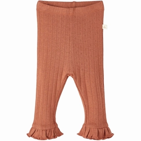 Lil'Atelier Baked Clay Rachel Slim leggings Gym Look Smart Wear