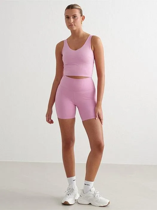 Buttoned Easy Fabric Peony Pink Sense Bralette