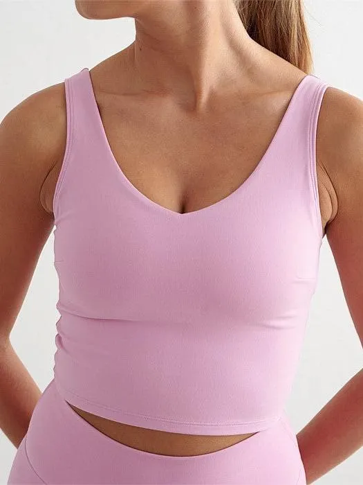 Soft Lace Breathable Fit Peony Pink Sense Bralette