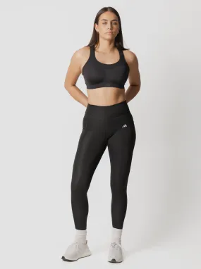 Minimal Look Double Layer Pilates Session Optime Stash High-Rise 7/8 Leggings