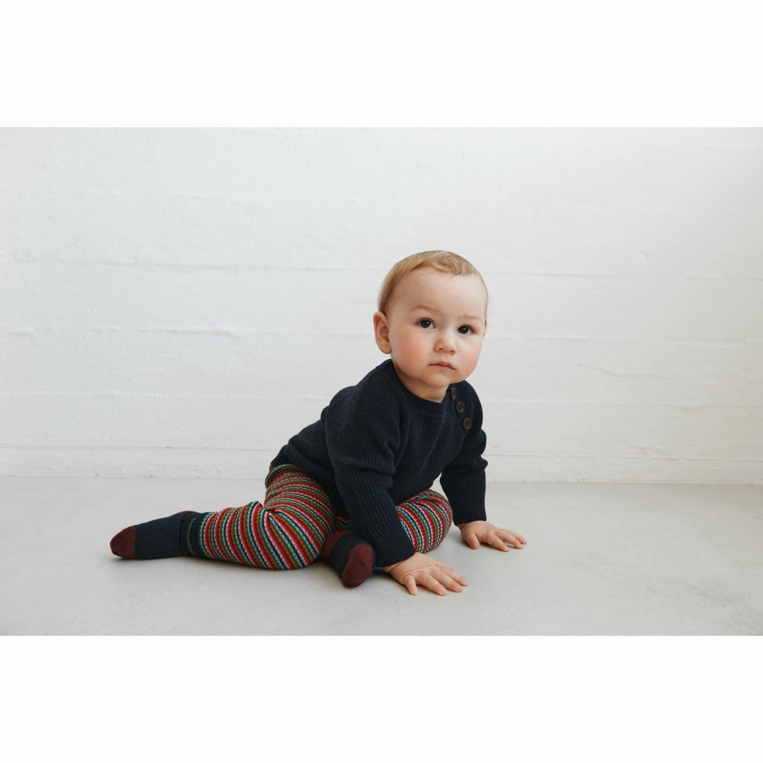 Active Comfort FUB Multi Stripe Baby Leggings