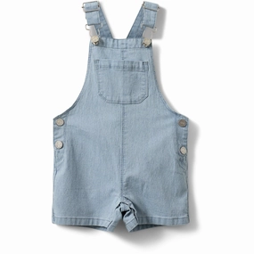 Sofie Schnoor Blue Denim Stripe Dereksb Overalls Cozy Design Wrinkle resistant fabric