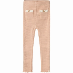 Lil'Atelier Rugby Tan Rea Slim Leggings Tummy Control UV Protective