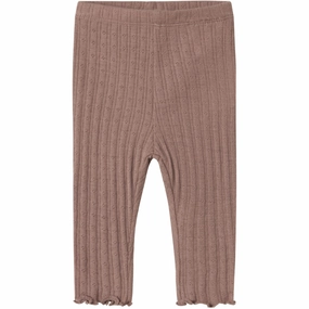 Name It Antler Nbfwossa Wo/Si Rib Leggings Trend Seeker Ultra Light