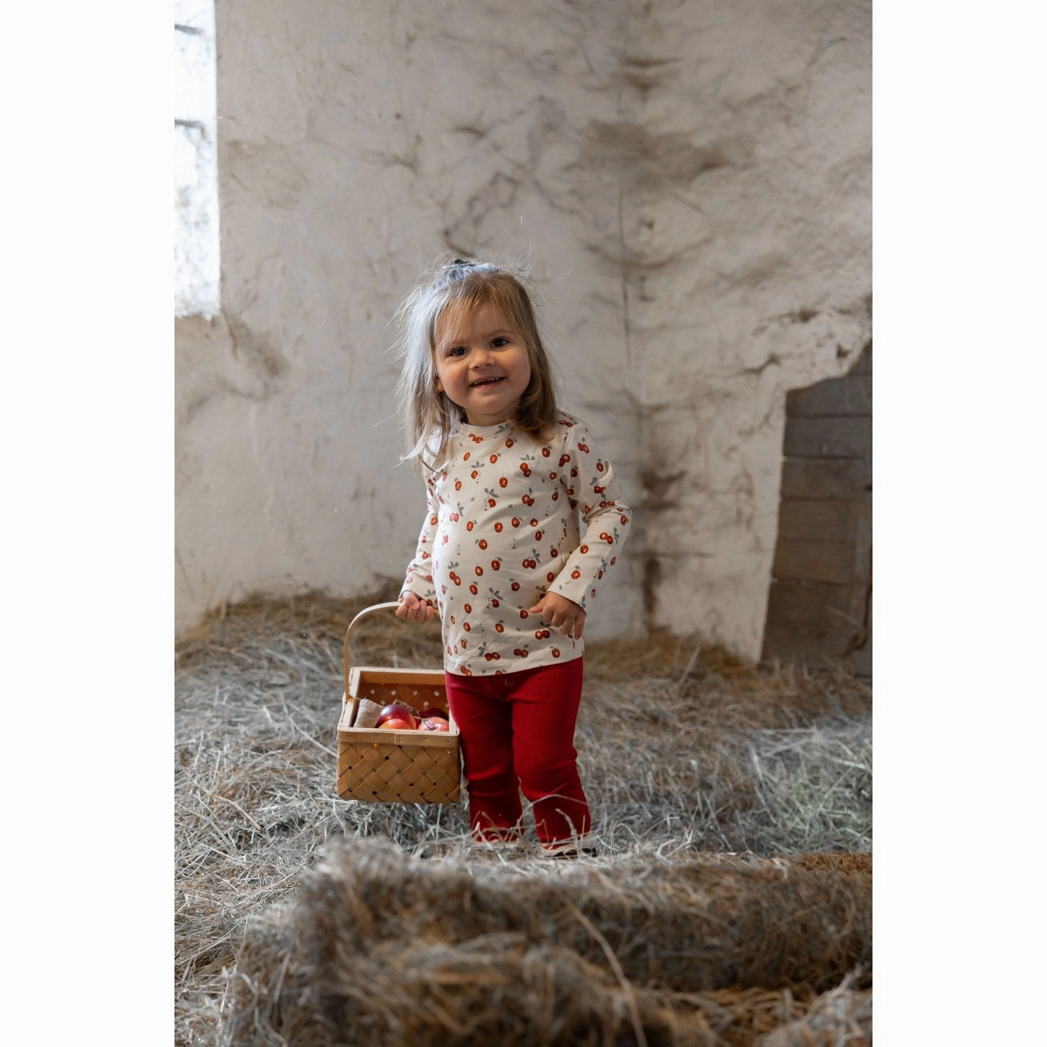 Petit Piao Chili Pepper Dot Leggings Modal Dot Maximum Flex Lounge Fit