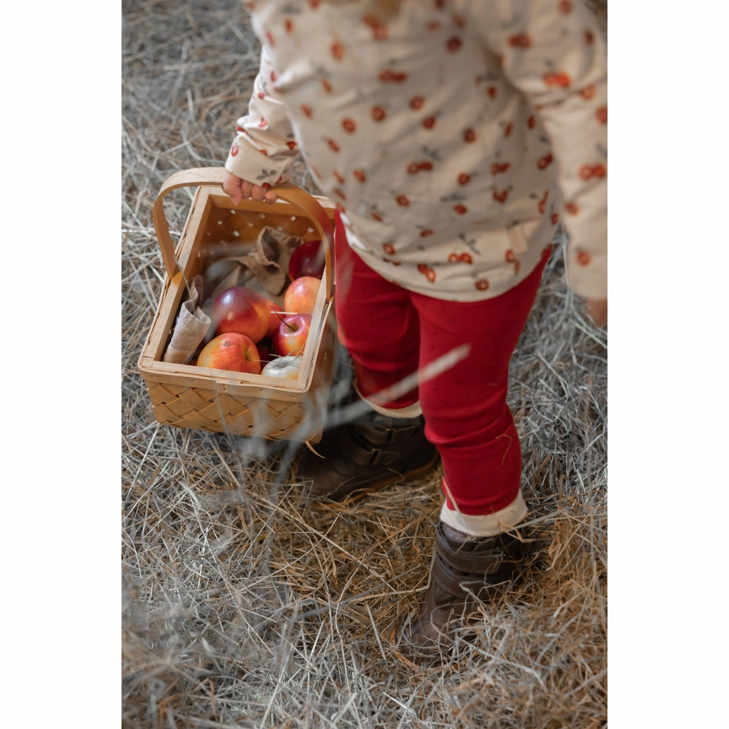 Petit Piao Chili Pepper Dot Leggings Modal Dot High Performance